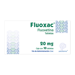 FLUOXAC 20 MG CON 10 TABLETAS