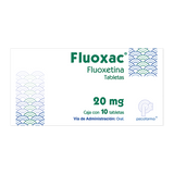 FLUOXAC 20 MG CON 10 TABLETAS