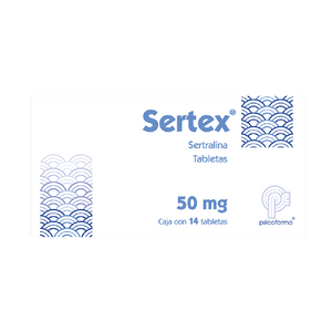 SERTEX 50 MG CON 14 TABLETAS