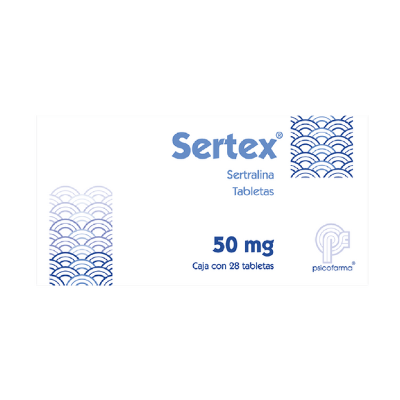 SERTEX 50MG CON 28 TABLETAS