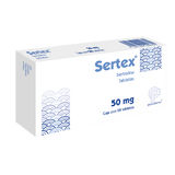 SERTEX 50MG CON 28 TABLETAS