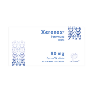 XERENEX 20MG. CON 10 TABLETAS