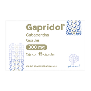 GAPRIDOL 300 MG CON 15 CAPSULAS