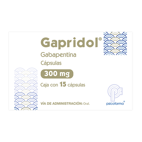 GAPRIDOL 300 MG CON 15 CAPSULAS