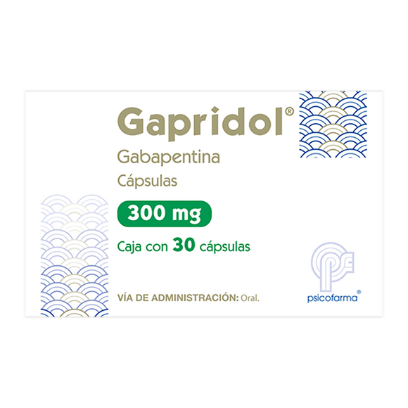 GAPRIDOL 300MG CON 30 CAPSULAS