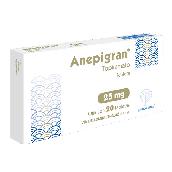 ANEPIGRAN 25MG CON 20 TABLETAS