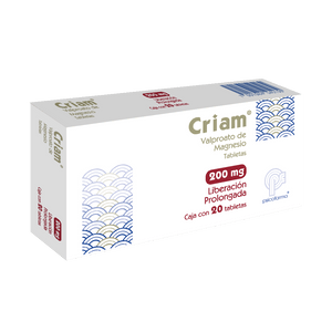 CRIAM 200MG LIBERACION PROLONGADA  CON 20 TABLETAS