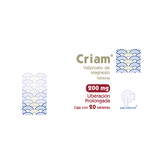 CRIAM 200MG LIBERACION PROLONGADA  CON 20 TABLETAS