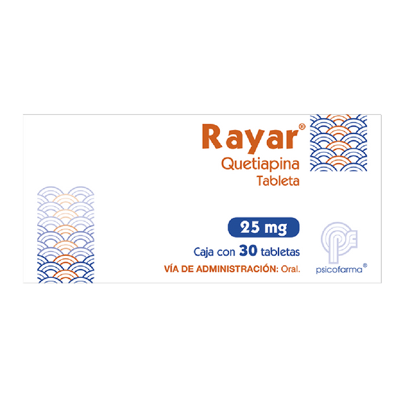 RAYAR 25MG CON 30 TABLETAS