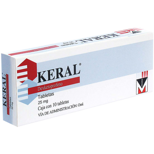 KERAL 25MG CON 10 TABLETAS