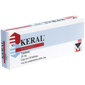 KERAL 25MG CON 20 TABLETAS