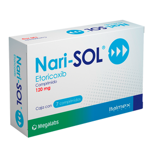 NARI-SOL 120MG CON 7 COMPRIMIDOS