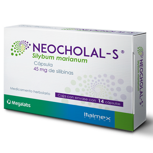 NEOCHOLAL-S 45MG CON 14 CAPSULAS