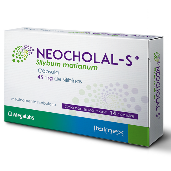 NEOCHOLAL-S 45MG CON 14 CAPSULAS