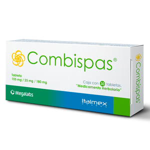 Combispas Tab COMBISPAS 105/25/180MG CON 30 TABLETAS – FARMACIA CALDERON