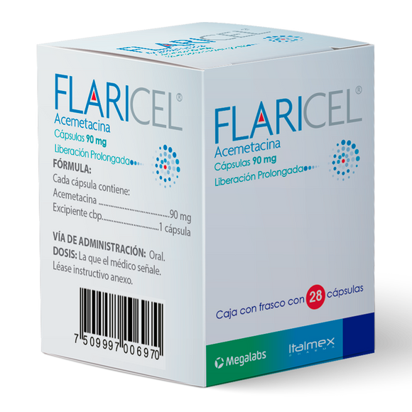 FLARICEL 90MG CON 28 CAPSULAS