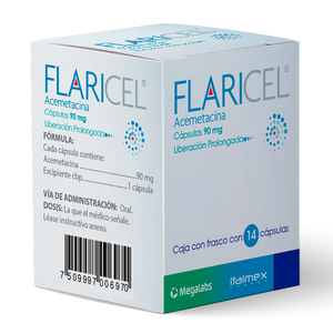 FLARICEL 90MG CON 14 CAPSULAS