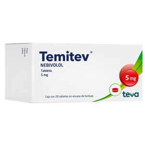 TEMITEV 5MG CON 28 TABLETAS