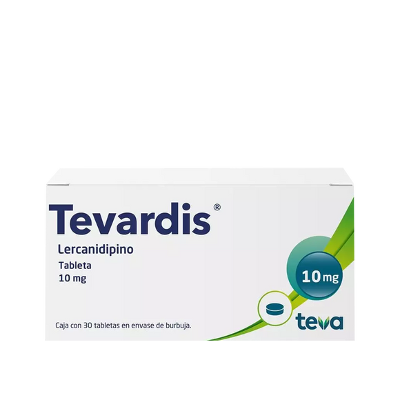 TEVARDIS 10MG CON 30 TABLETAS