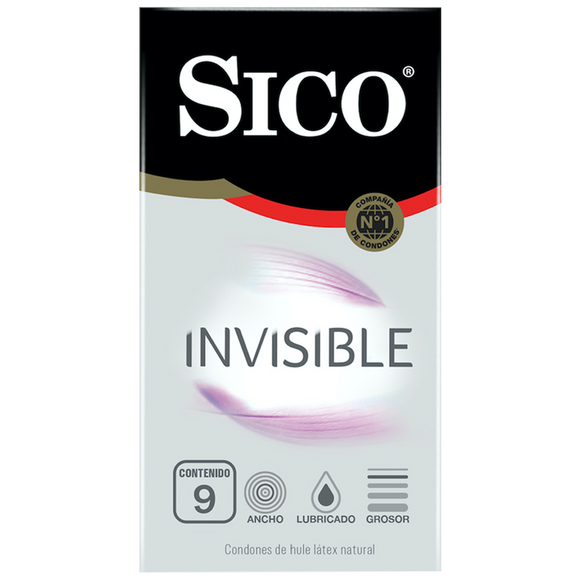 SICO ULTRA SENSE INVISIBLE CON 9 CONDONES