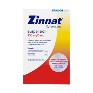 ZINNAT 250MG SUSP 50ML