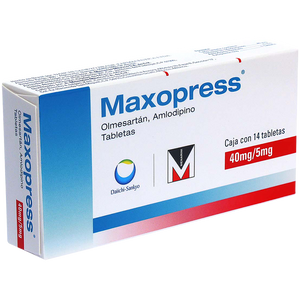 MAXOPRESS 40/5MG CON 14 TABLETAS