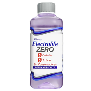 ELECTROLIFE ZERO SABOR MORA AZUL CON 625ML