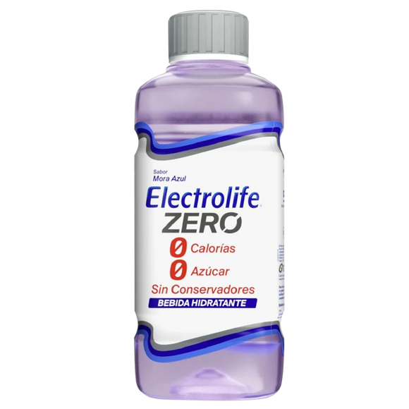 ELECTROLIFE ZERO SABOR MORA AZUL CON 625ML