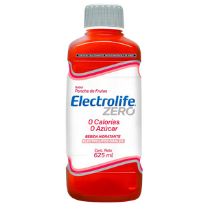 ELECTROLIFE ZERO SABOR PONCHE DE FRUTAS CON 625ML