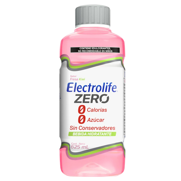 ELECTROLIFE ZERO SABOR FRESA KIWI CON 625ML