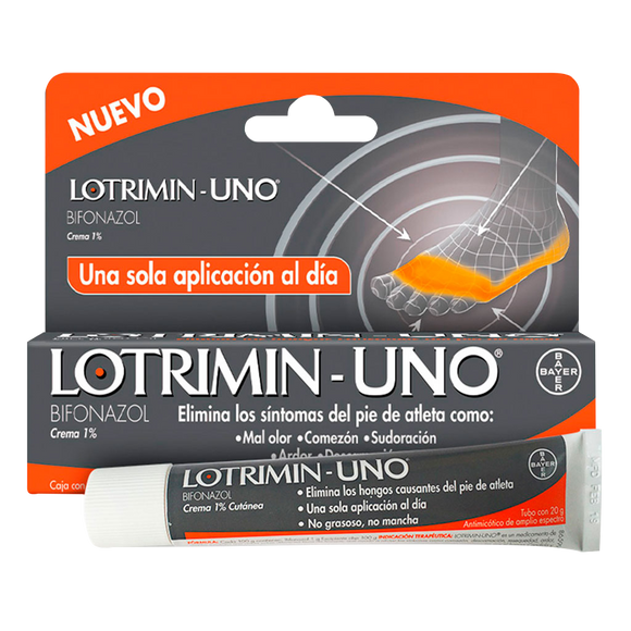 LOTRIMIN-UNO CREMA 1% TUBO CON 20G