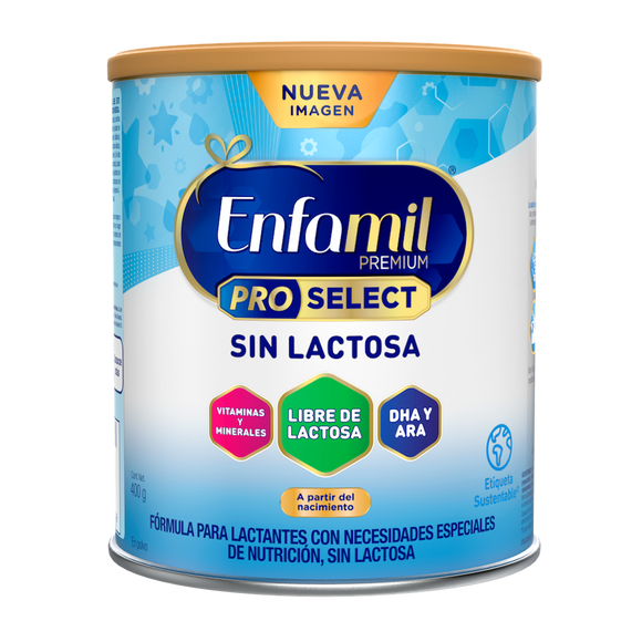 ENFAMIL PREMIUM SIN LACTOSA (0 A 12 MESES) LATA DE 400G