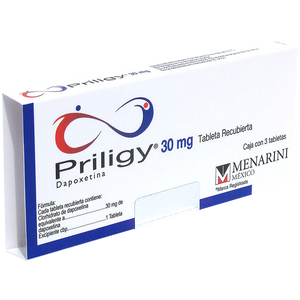 PRILIGY 30MG CON 3 TABLETAS