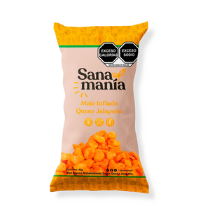 SANAMANIA MAIZ INFLADO QUESO Y JALAPEÑO 40GR