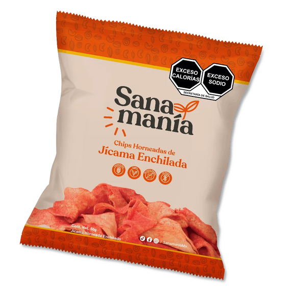 SANAMANIA CHIPS JICAMA ENCHILADA 50GR