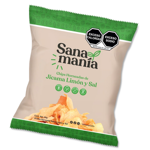 SANAMANIA CHIPS JICAMA LIMON Y SAL 50GR