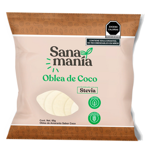 SANAMANIA OBLEA DE COCO CON 60G