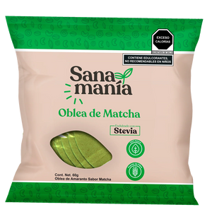 SANAMANIA OBLEA DE MATCHA CON 60G