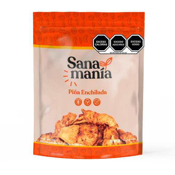 SANAMANIA PIÑA NATURAL ENCHILADA CON 35G