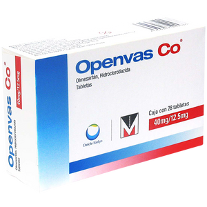 OPENVAS CO 40/12.5MG CON 28 TABLETAS