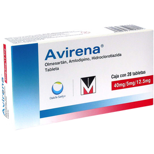 AVIRENA 40/5/12.5MG CON 28 TABLETAS