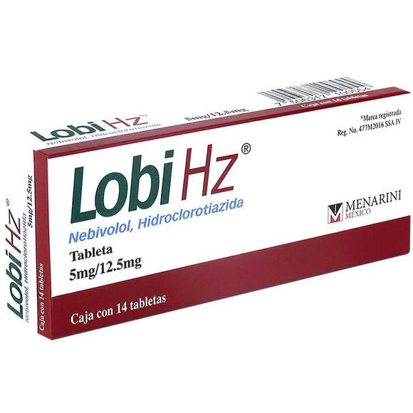 LOBI HZ 5/12.5MG CON 14 TABLETAS