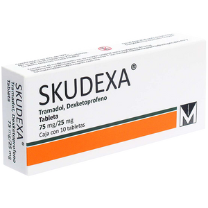 SKUDEXA 75/25MG CON 10 TABLETAS