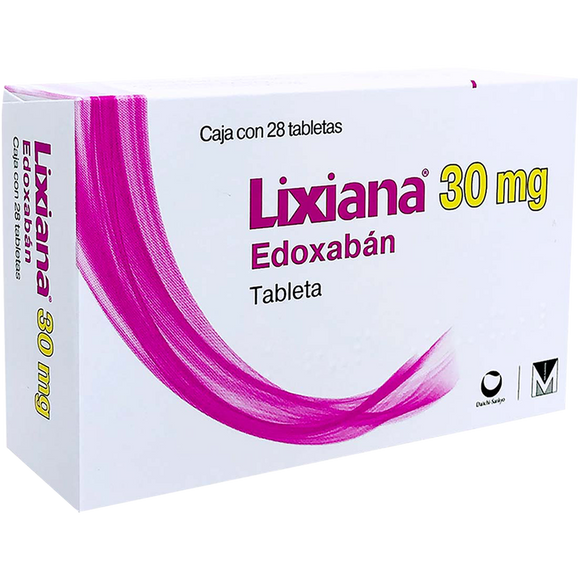 LIXIANA 30MG CON 28 TABLETAS