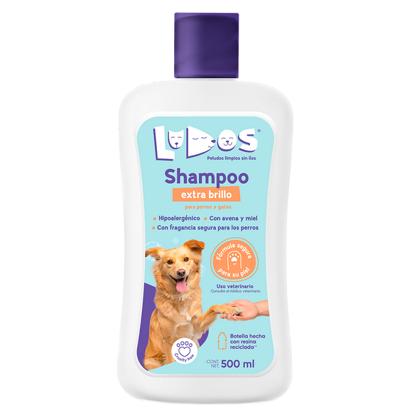 SHAMPOO LUDOS EXTRA BRILLO CON 500 ML