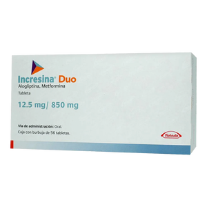 INCRESINA DUO 12.5/850MG 56 TAB /