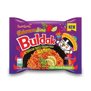 BULDAK SOPA HABANERO LIMON 140GR