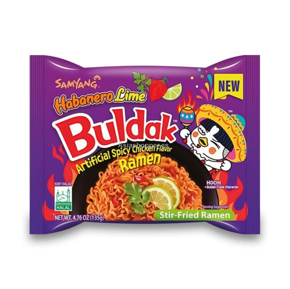 BULDAK SOPA HABANERO LIMON 140GR