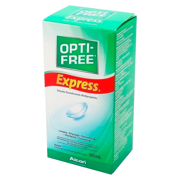 OPTI-FREE EXPRESS SOLUCION CON 120ML