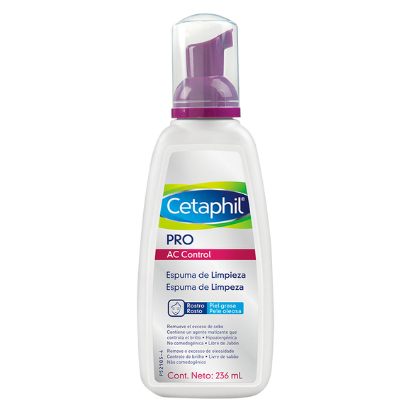 CETAPHIL AC CONTROL ESPUMA DE LIMPIEZA CON 236ML